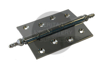 Chrome Hinge with Finials